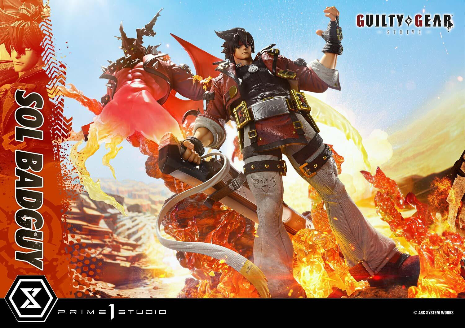 Guilty Gear -Strive- - Sol Badguy - Prisma Wing - 1/4 (Prime 1 Studio) photo 25