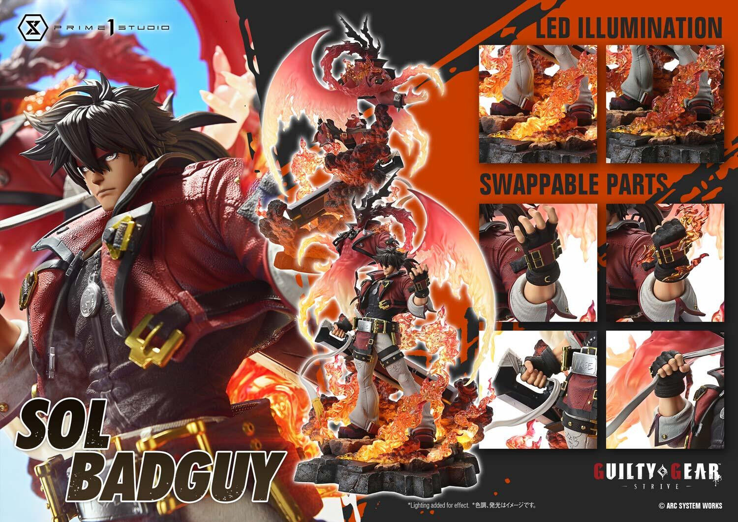 Guilty Gear -Strive- - Sol Badguy - Prisma Wing - 1/4 (Prime 1 Studio) photo 30