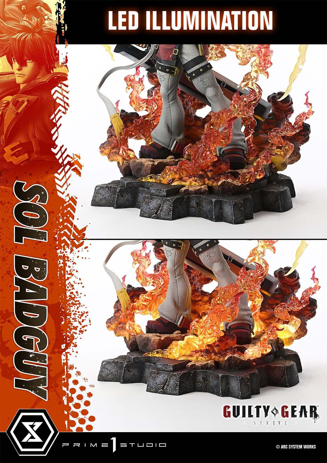Guilty Gear -Strive- - Sol Badguy - Prisma Wing - 1/4 (Prime 1 Studio) photo 31