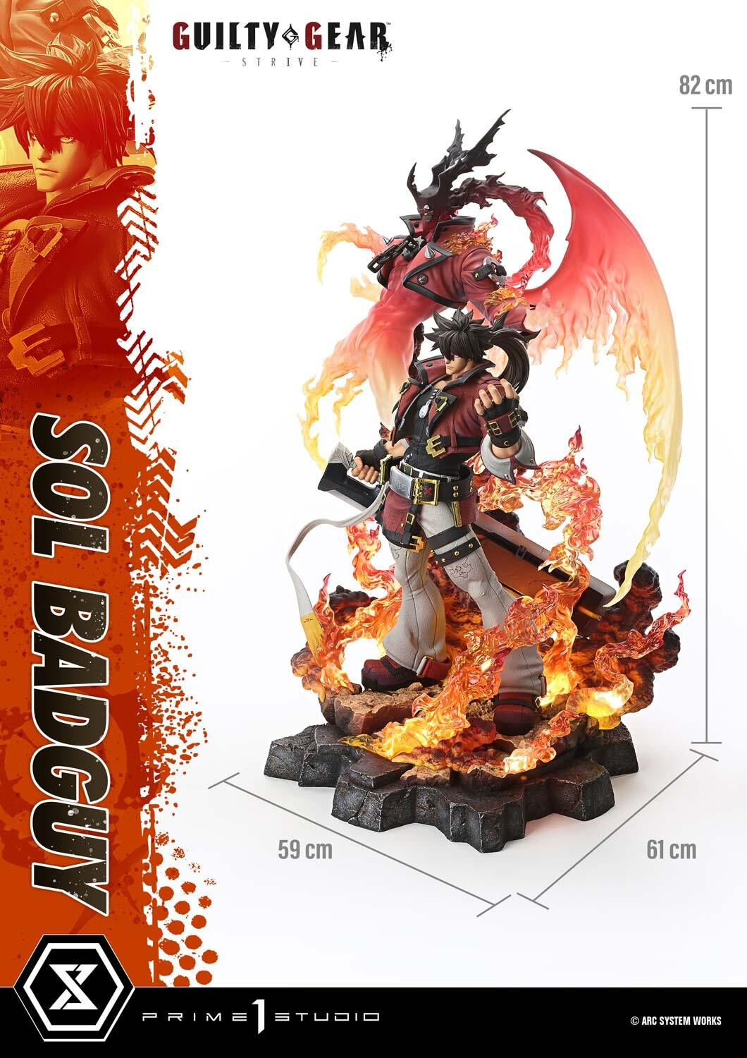 Guilty Gear -Strive- - Sol Badguy - Prisma Wing - 1/4 (Prime 1 Studio) photo 34