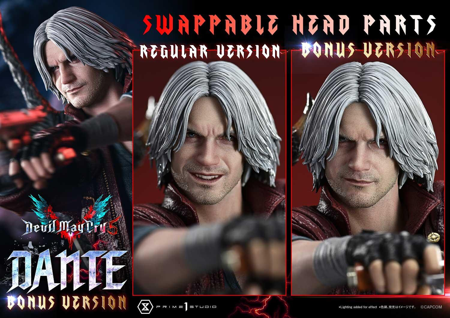 Devil May Cry 5 - Dante - Concept Masterline  (CMDMCV-01S) - 1/6 - Bonus Version (Prime 1 Studio) photo 12