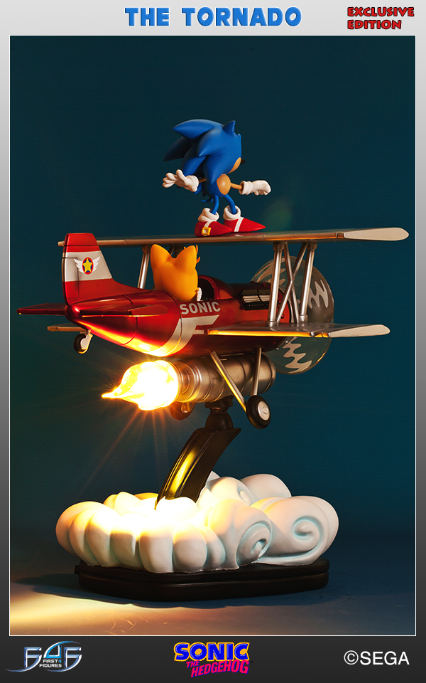 Sonic the Hedgehog - Miles "Tails" Prower - Sonic "The Tornado" Diorama Exclusive - Exclusive (First 4 Figures) photo 6