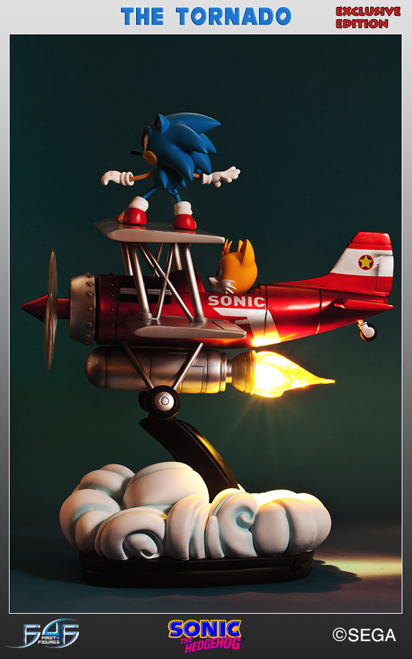 Sonic the Hedgehog - Miles "Tails" Prower - Sonic "The Tornado" Diorama Exclusive - Exclusive (First 4 Figures) photo 7