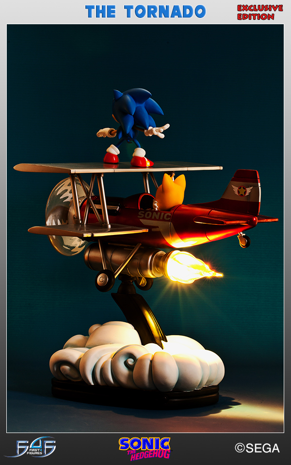 Sonic the Hedgehog - Miles "Tails" Prower - Sonic "The Tornado" Diorama Exclusive - Exclusive (First 4 Figures) photo 10