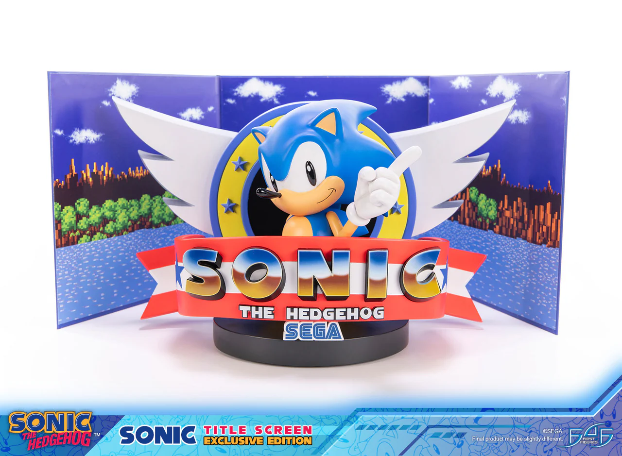 Sonic the Hedgehog - Title Screen - Exclusive Edition (First 4 Figures) photo 2