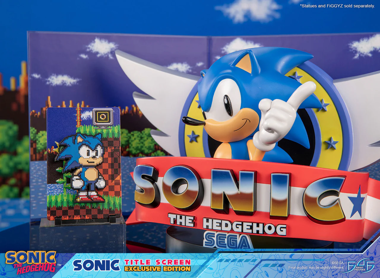 Sonic the Hedgehog - Title Screen - Exclusive Edition (First 4 Figures) photo 3