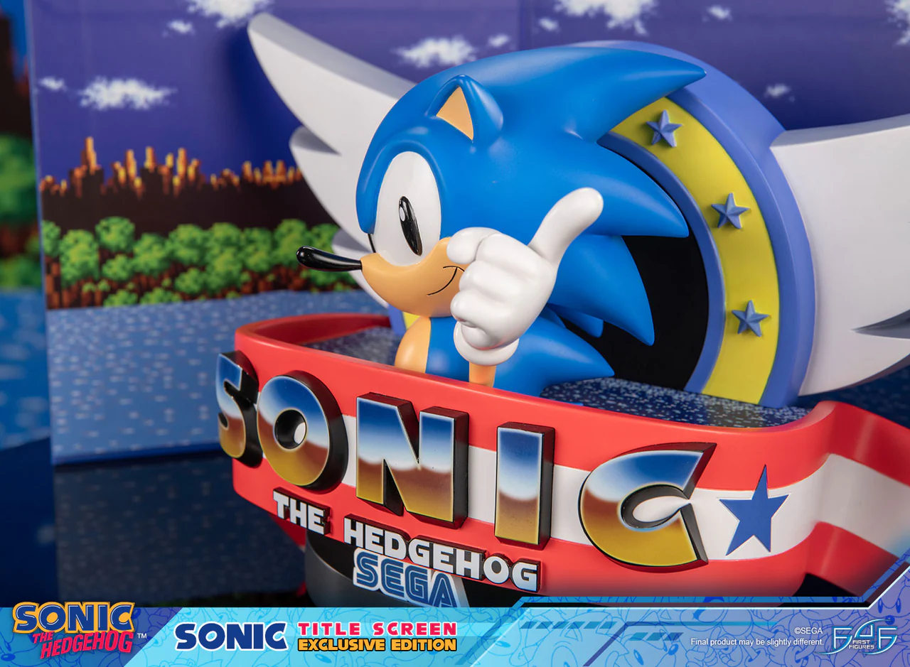 Sonic the Hedgehog - Title Screen - Exclusive Edition (First 4 Figures) photo 13