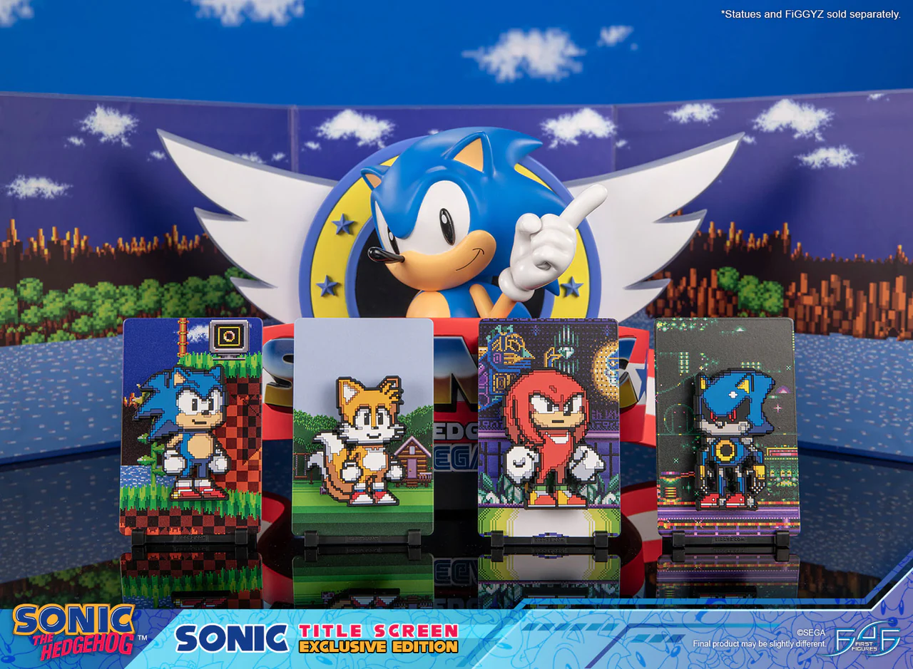 Sonic the Hedgehog - Title Screen - Exclusive Edition (First 4 Figures) photo 31