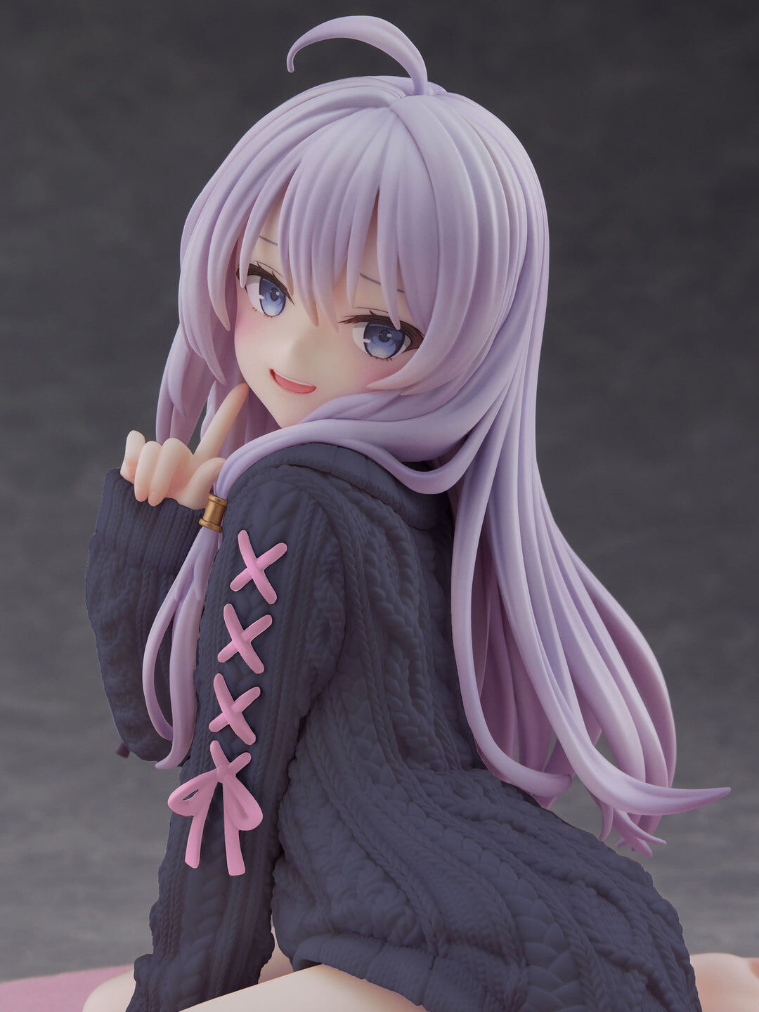 Majo no Tabitabi - Elaina - F:Nex - 1/7 - Knit One-Piece ver., Repaint Purple (FuRyu)