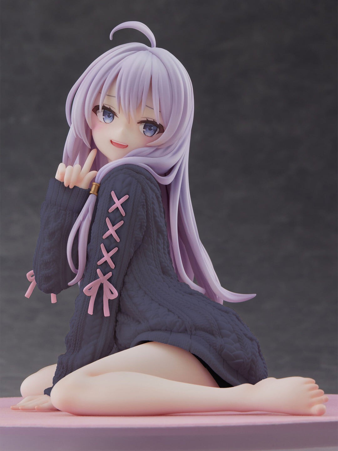 Majo no Tabitabi - Elaina - F:Nex - 1/7 - Knit One-Piece ver., Repaint Purple (FuRyu) photo 2