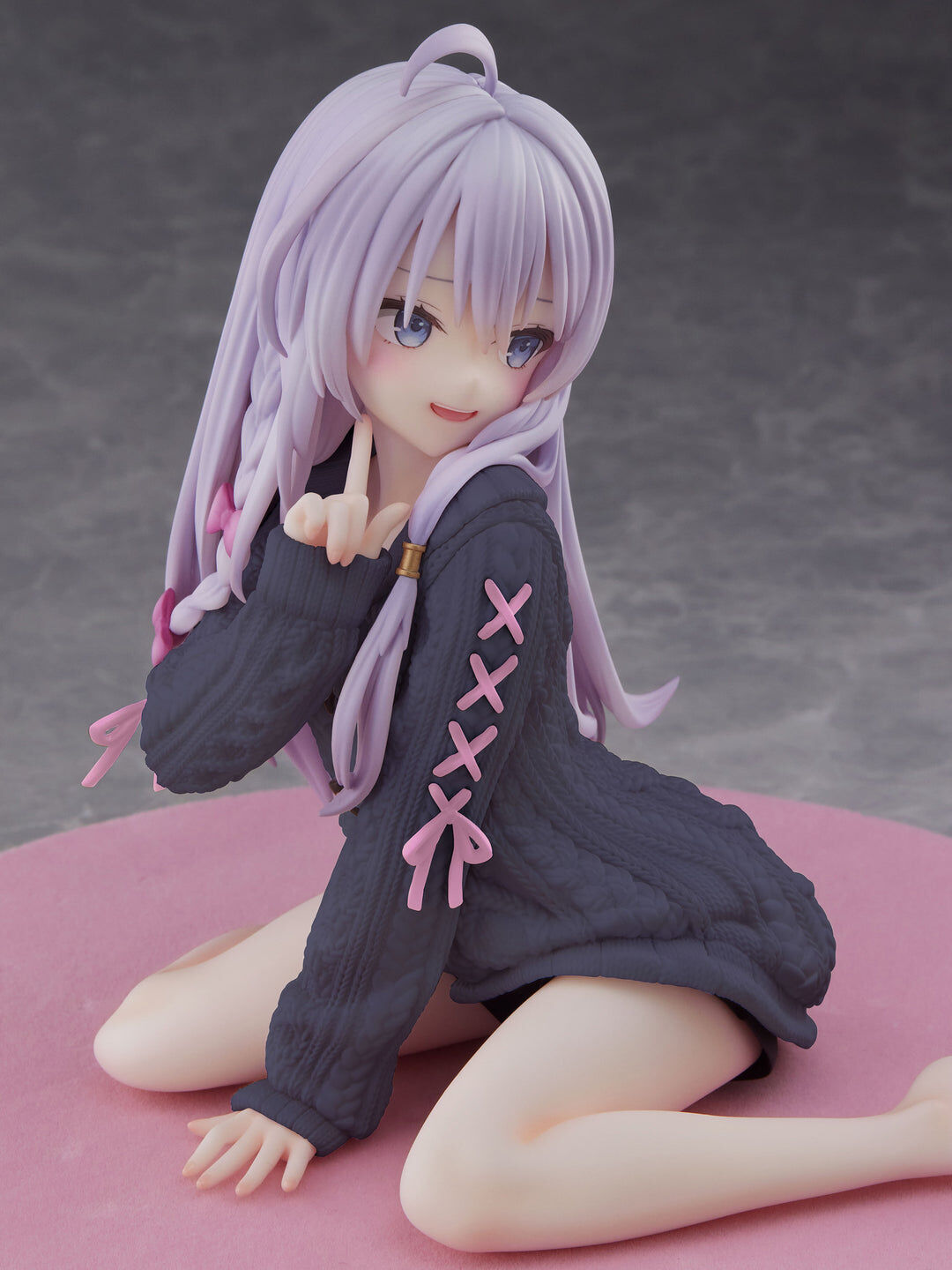 Majo no Tabitabi - Elaina - F:Nex - 1/7 - Knit One-Piece ver., Repaint Purple (FuRyu) photo 6
