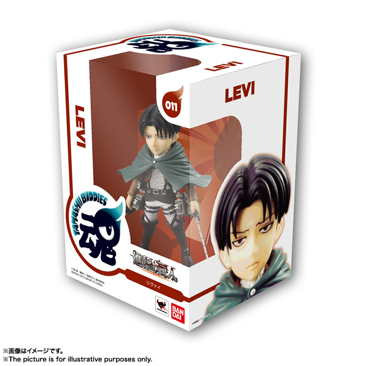 Shingeki no Kyojin - Levi - Tamashii Buddies (Bandai) photo 6