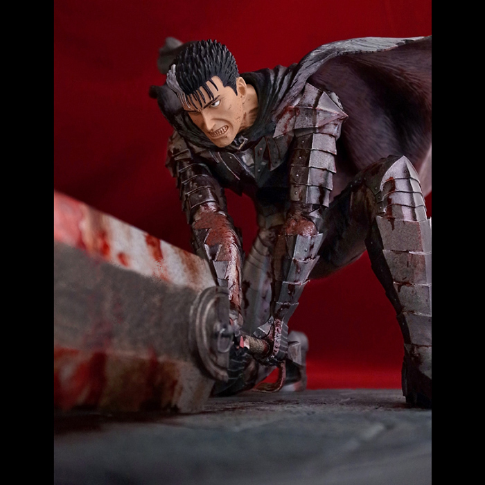 Berserk - Guts - 387 - Berserk: Slash - 1/6 - Splashing Blood Version (Art of War, Hakusensha) photo 2