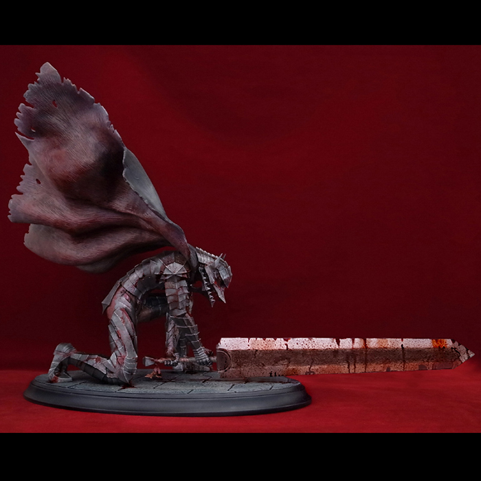 Berserk - Guts - 387 - Berserk: Slash - 1/6 - Splashing Blood Version (Art of War, Hakusensha) photo 4