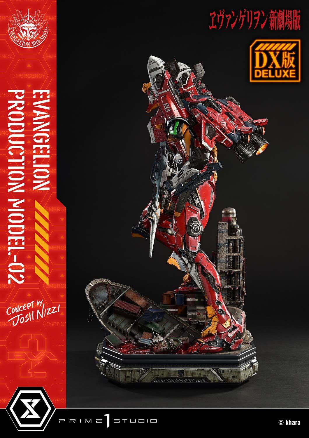 Evangelion Shin Gekijouban - EVA-02 - Ultimate Diorama Masterline (UDMEVA-07DX) - DX Version (Prime 1 Studio) photo 8