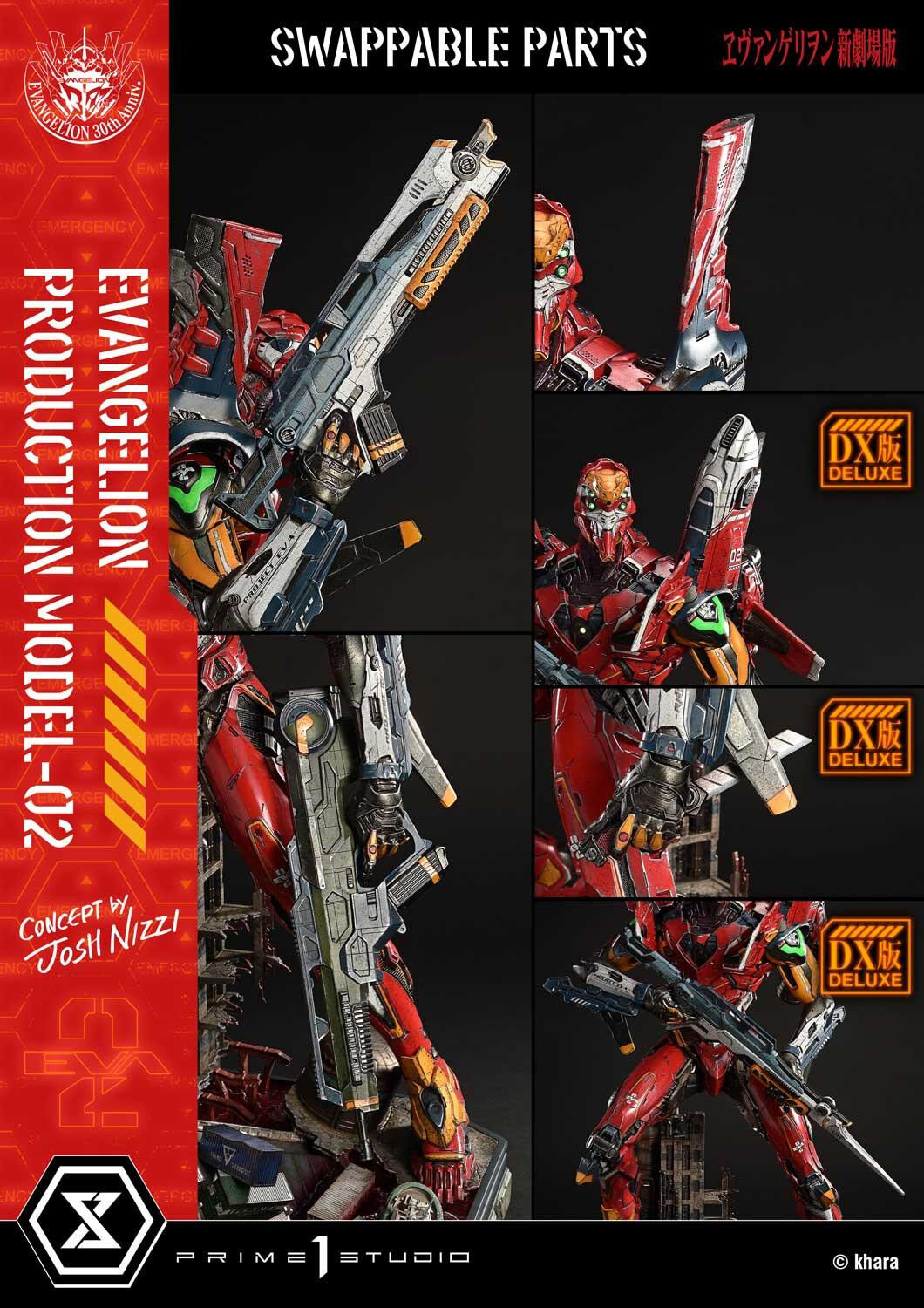 Evangelion Shin Gekijouban - EVA-02 - Ultimate Diorama Masterline (UDMEVA-07DX) - DX Version (Prime 1 Studio) photo 17
