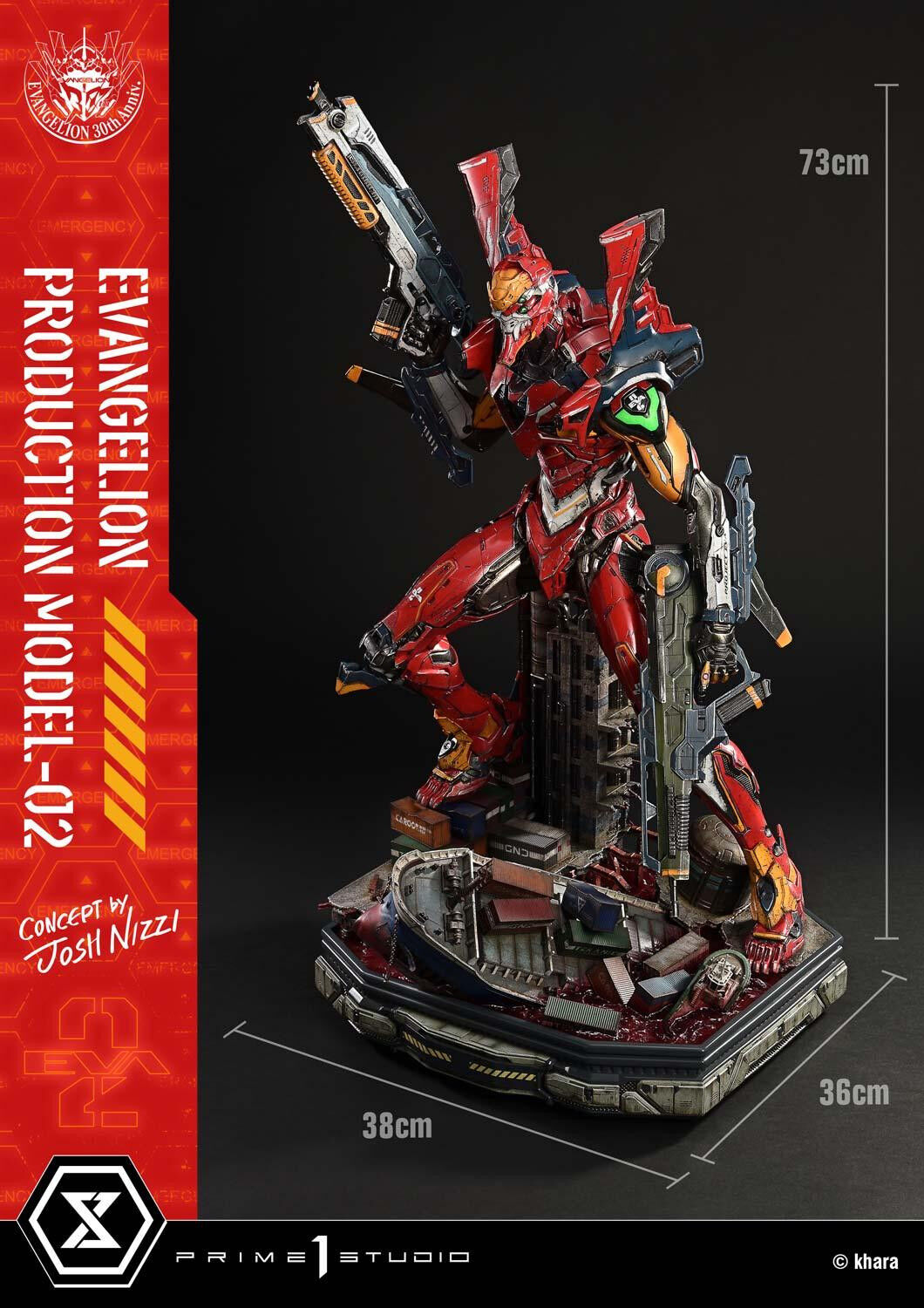 Evangelion Shin Gekijouban - EVA-02 - Ultimate Diorama Masterline (UDMEVA-07DX) - DX Version (Prime 1 Studio) photo 48