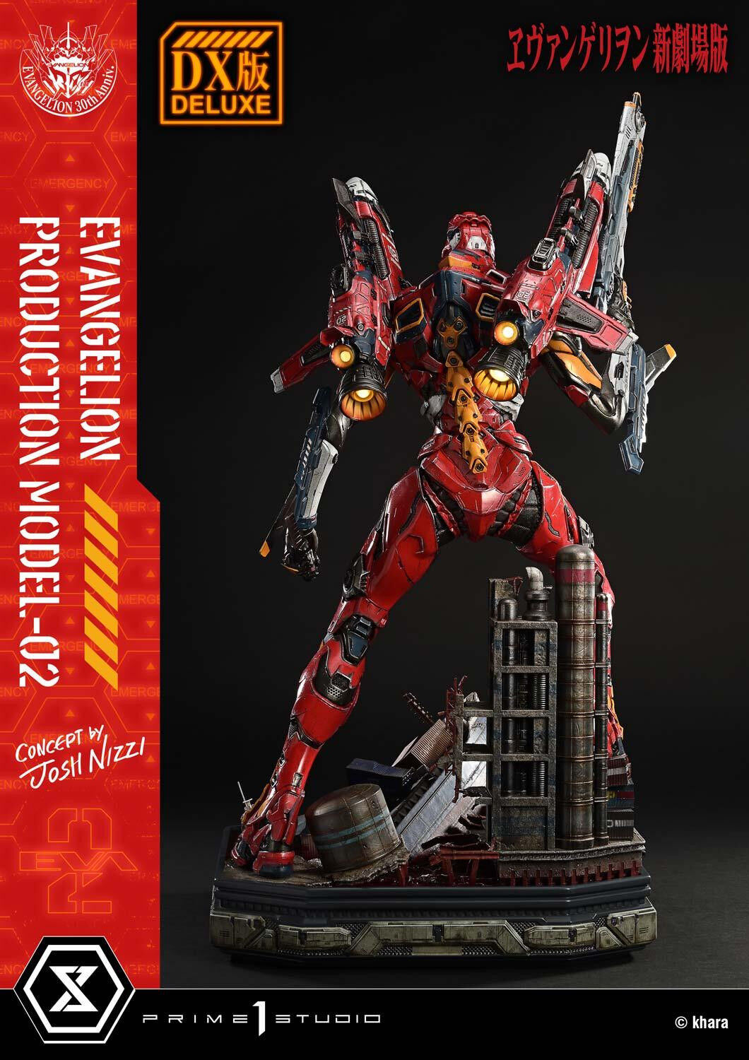 Evangelion Shin Gekijouban - EVA-02 - Ultimate Diorama Masterline  (UDMEVA-07DXS) - DX Bonus Version (Prime 1 Studio) photo 14