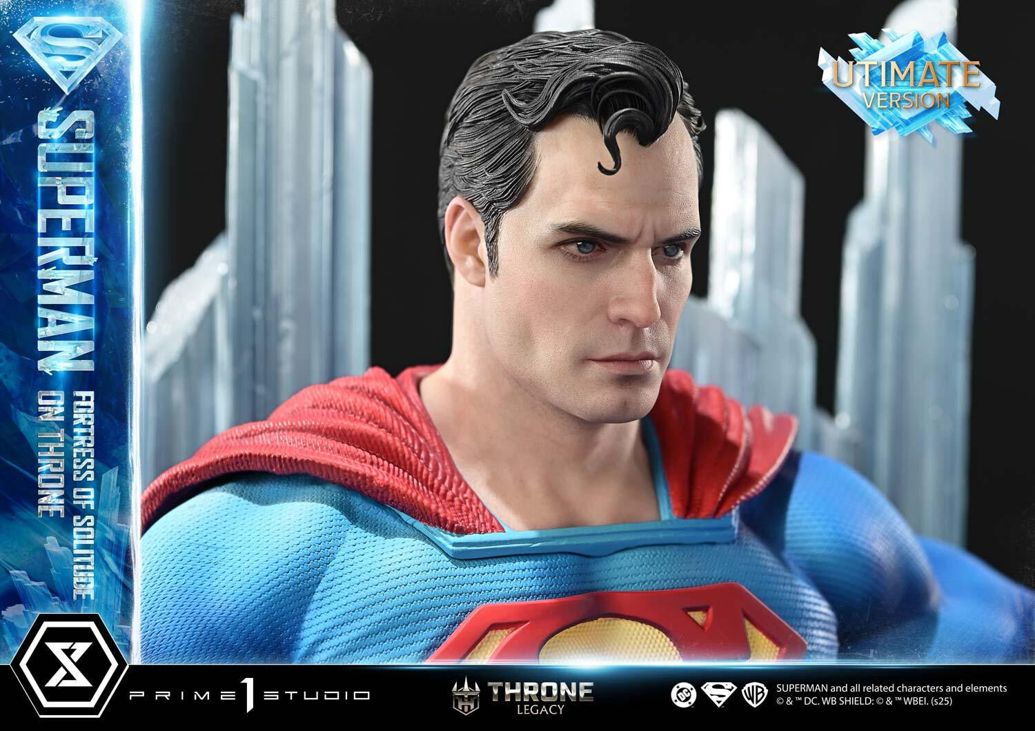 Superman - Throne Legacy (TLCDC-08UT) - 1/4 - Fortress of Solitude on Throne, Ultimate Version (Prime 1 Studio)