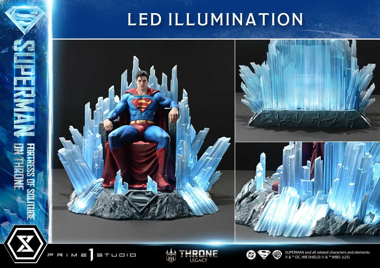Superman - Throne Legacy (TLCDC-08UT) - 1/4 - Fortress of Solitude on Throne, Ultimate Version (Prime 1 Studio) photo 61