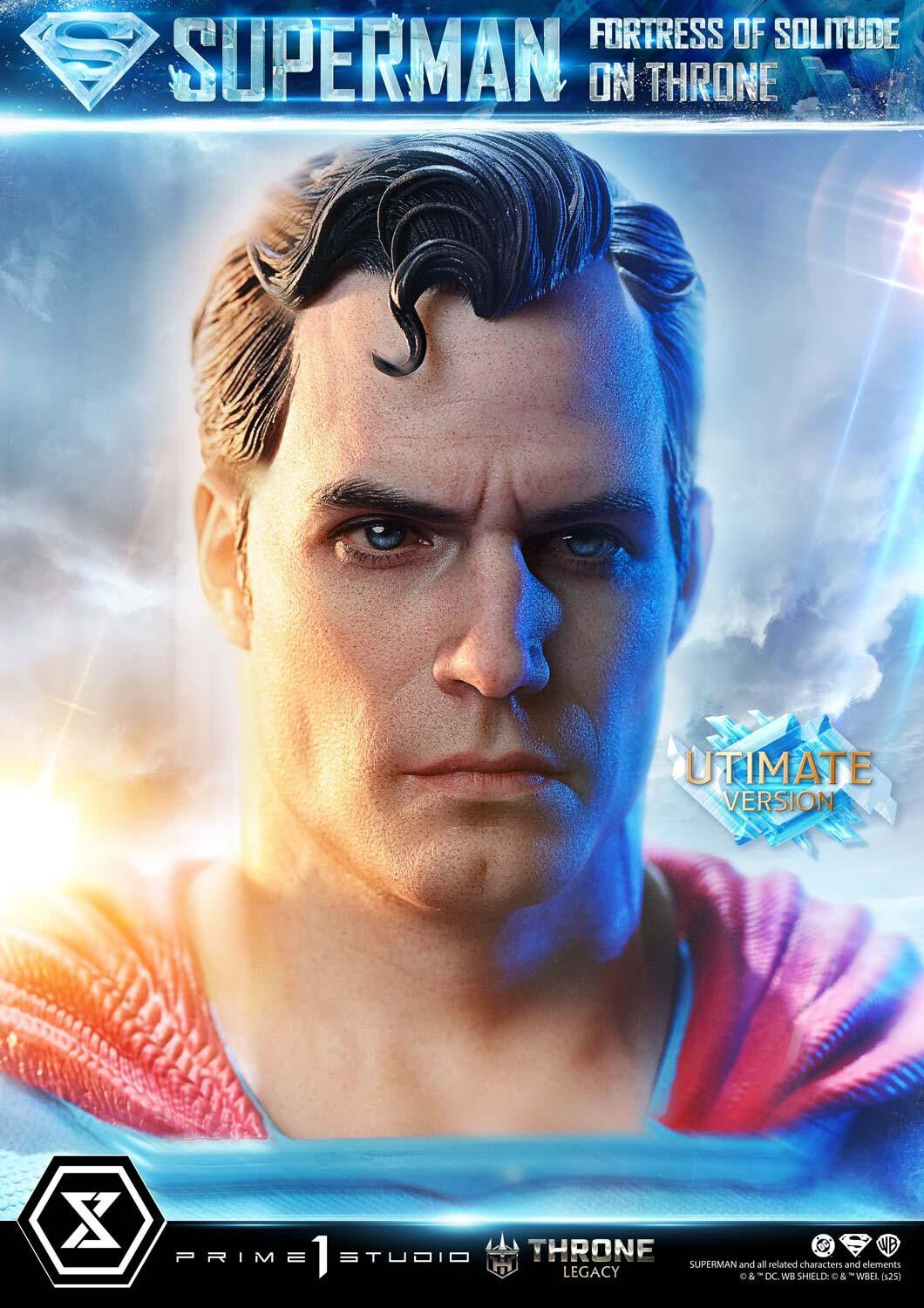 Superman - Throne Legacy (TLCDC-08UTS) - 1/4 - Fortress of Solitude on Throne, Ultimate Bonus Version (Prime 1 Studio)