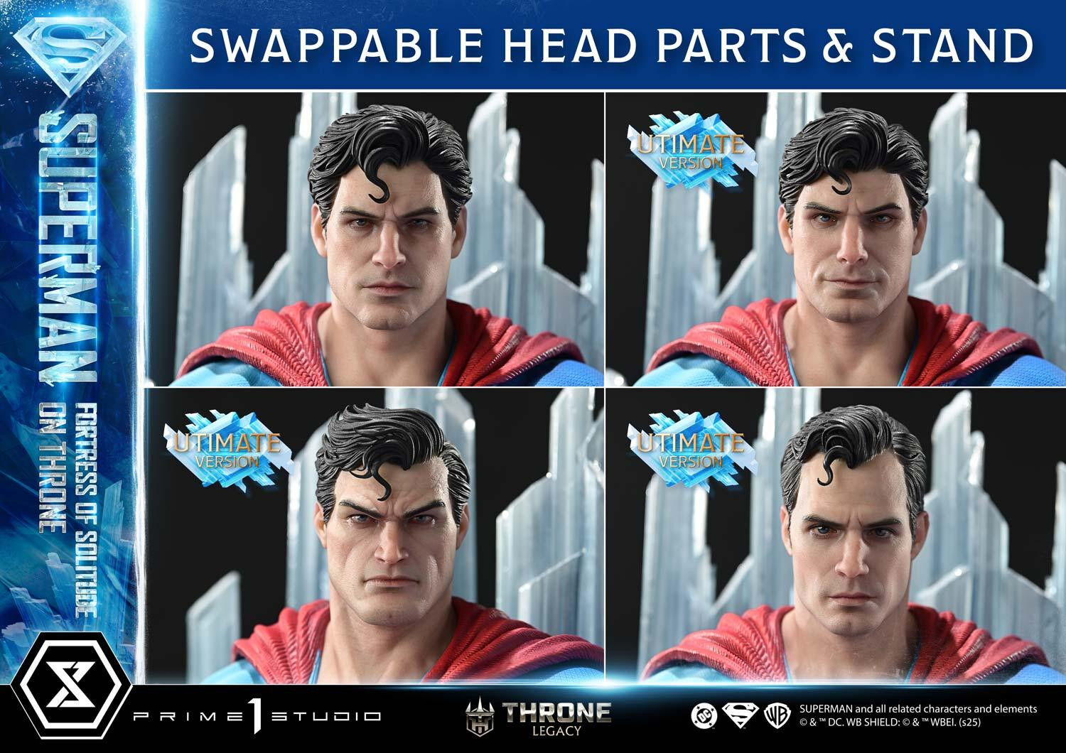 Superman - Throne Legacy (TLCDC-08UTS) - 1/4 - Fortress of Solitude on Throne, Ultimate Bonus Version (Prime 1 Studio) photo 17