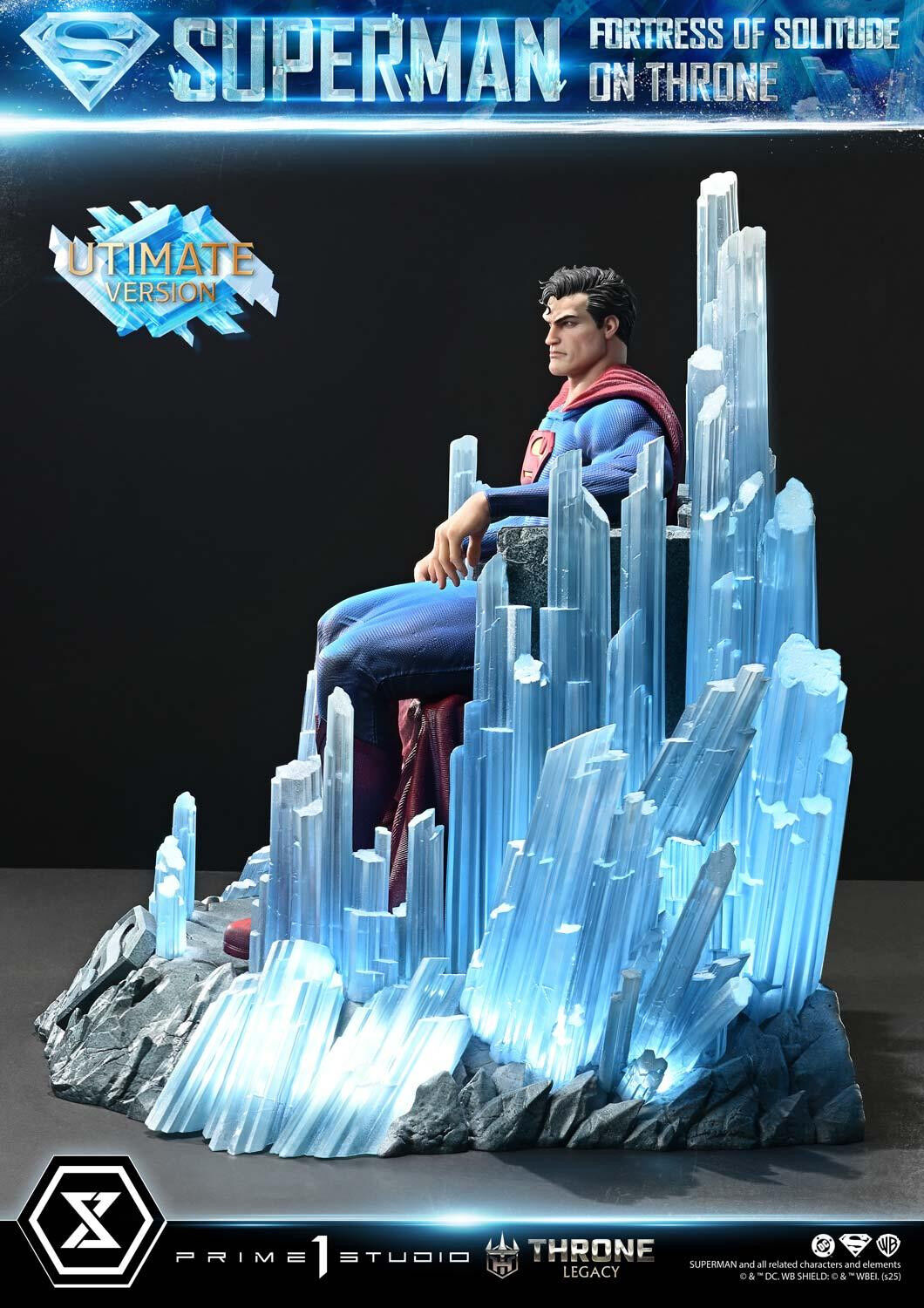 Superman - Throne Legacy (TLCDC-08UTS) - 1/4 - Fortress of Solitude on Throne, Ultimate Bonus Version (Prime 1 Studio) photo 18