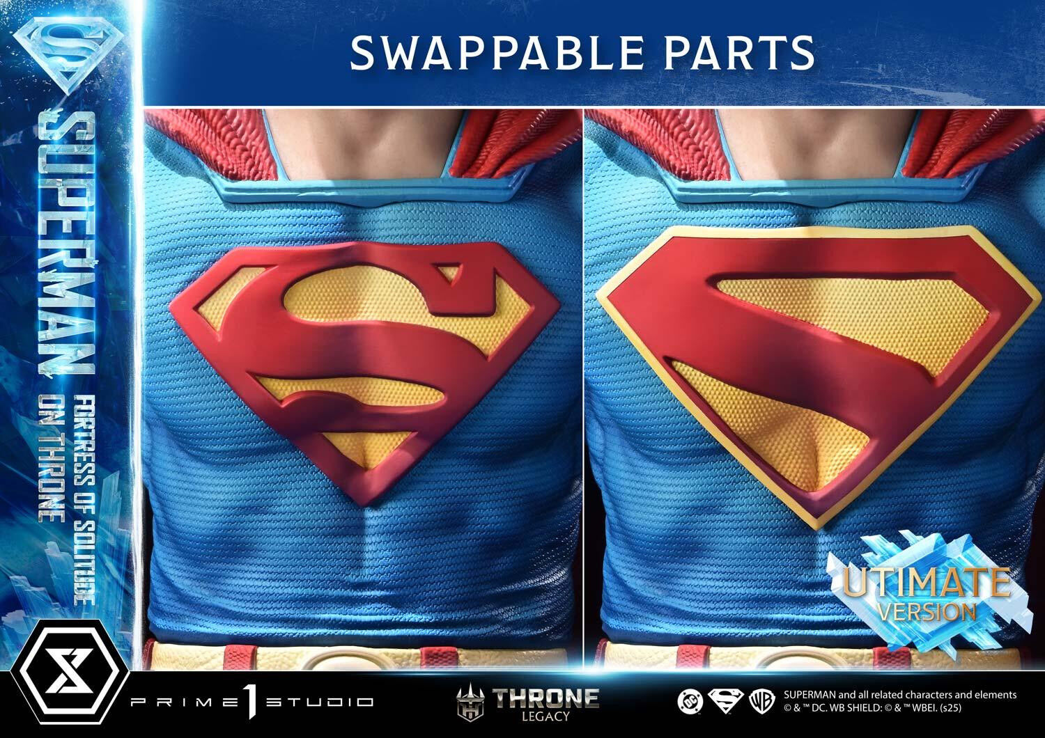 Superman - Throne Legacy (TLCDC-08UTS) - 1/4 - Fortress of Solitude on Throne, Ultimate Bonus Version (Prime 1 Studio) photo 27