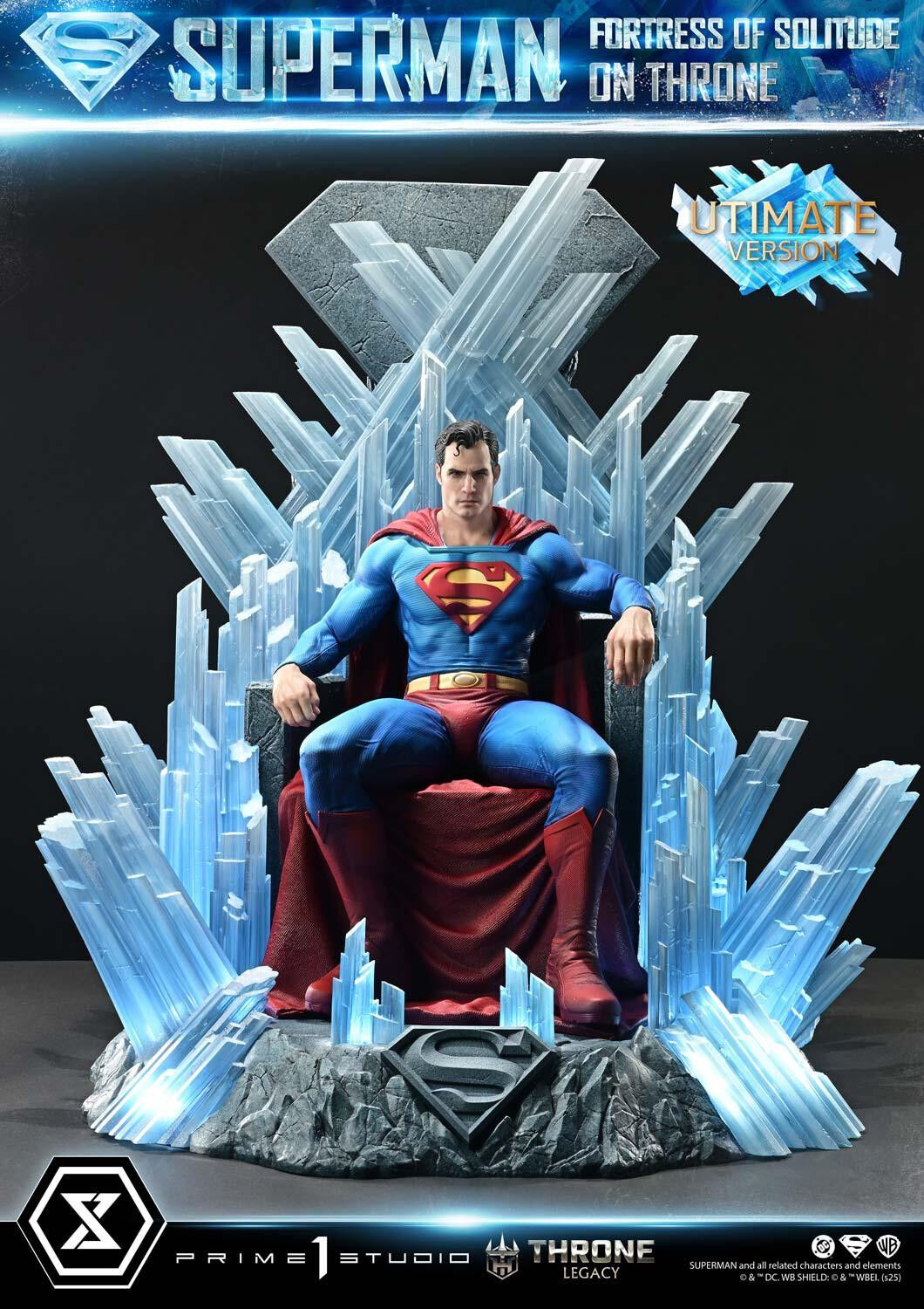 Superman - Throne Legacy (TLCDC-08UTS) - 1/4 - Fortress of Solitude on Throne, Ultimate Bonus Version (Prime 1 Studio) photo 36