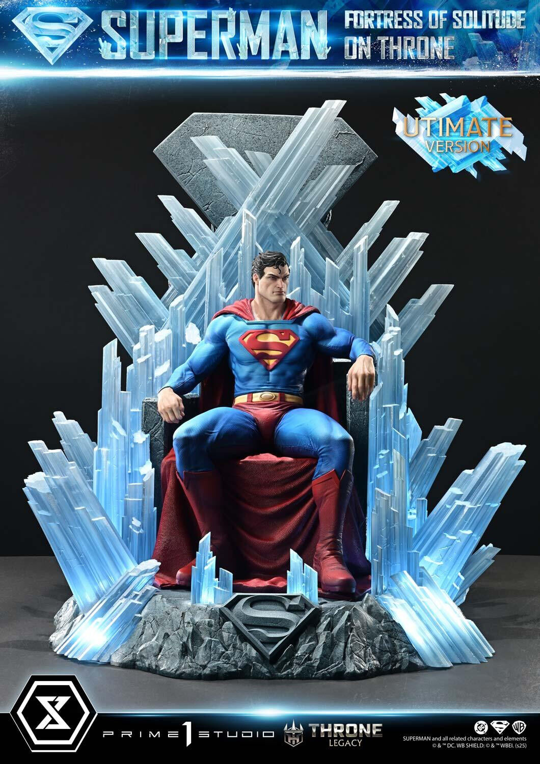 Superman - Throne Legacy (TLCDC-08UTS) - 1/4 - Fortress of Solitude on Throne, Ultimate Bonus Version (Prime 1 Studio) photo 37