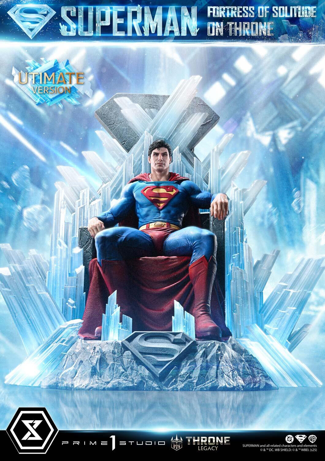 Superman - Throne Legacy (TLCDC-08UTS) - 1/4 - Fortress of Solitude on Throne, Ultimate Bonus Version (Prime 1 Studio) photo 50