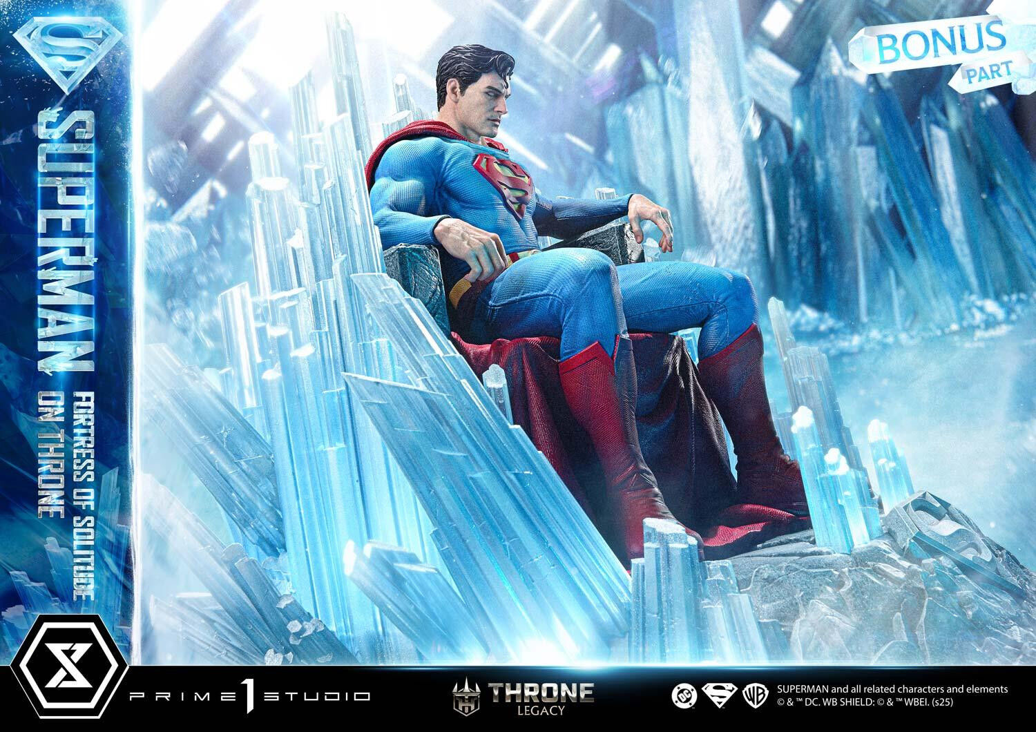 Superman - Throne Legacy (TLCDC-08UTS) - 1/4 - Fortress of Solitude on Throne, Ultimate Bonus Version (Prime 1 Studio) photo 61