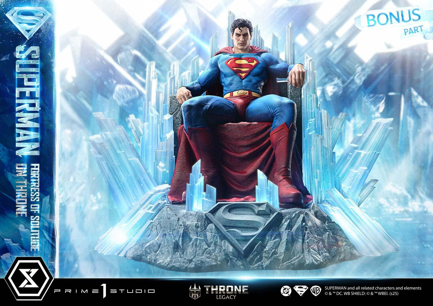 Superman - Throne Legacy (TLCDC-08UTS) - 1/4 - Fortress of Solitude on Throne, Ultimate Bonus Version (Prime 1 Studio) photo 62