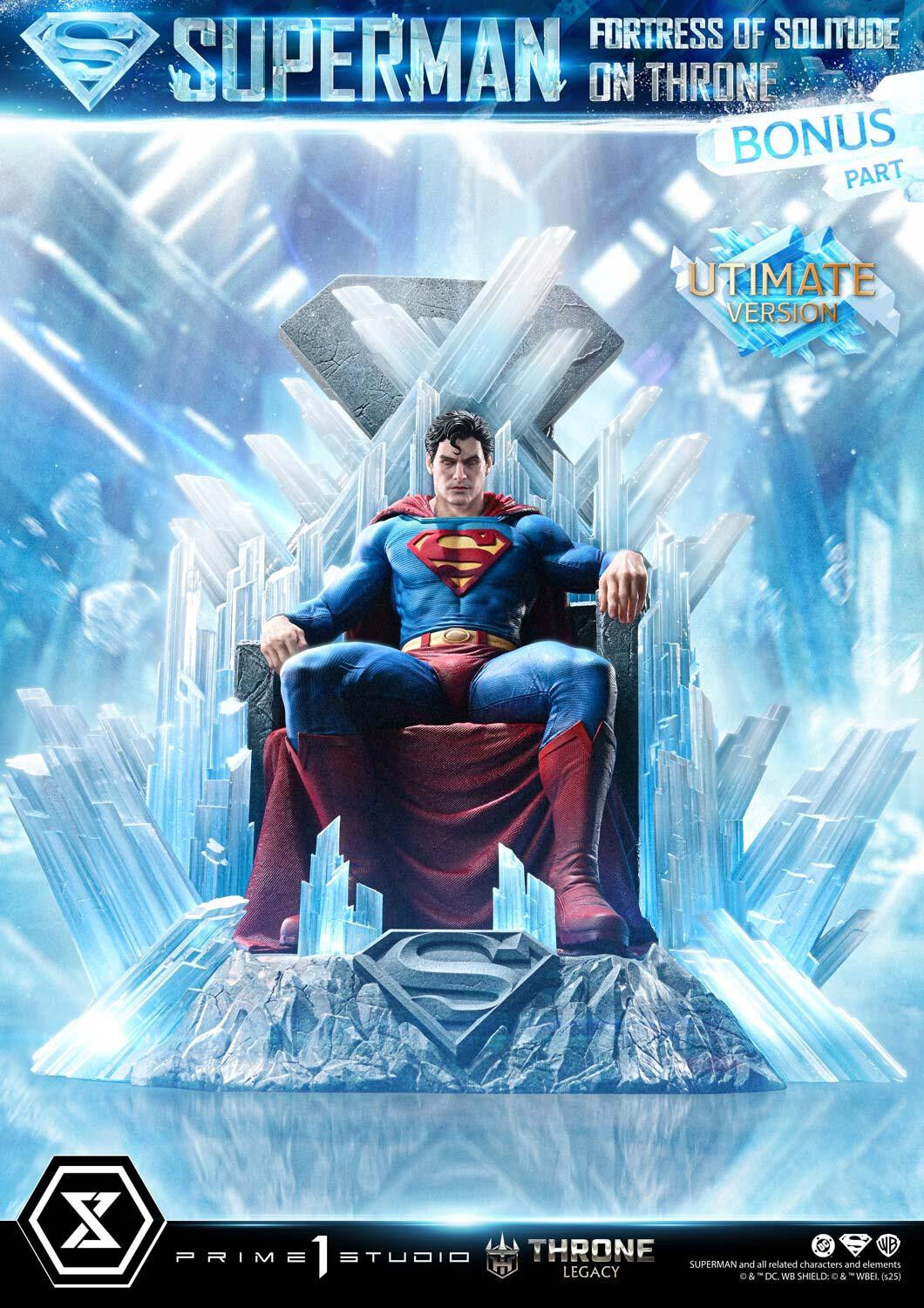 Superman - Throne Legacy (TLCDC-08UTS) - 1/4 - Fortress of Solitude on Throne, Ultimate Bonus Version (Prime 1 Studio) photo 66