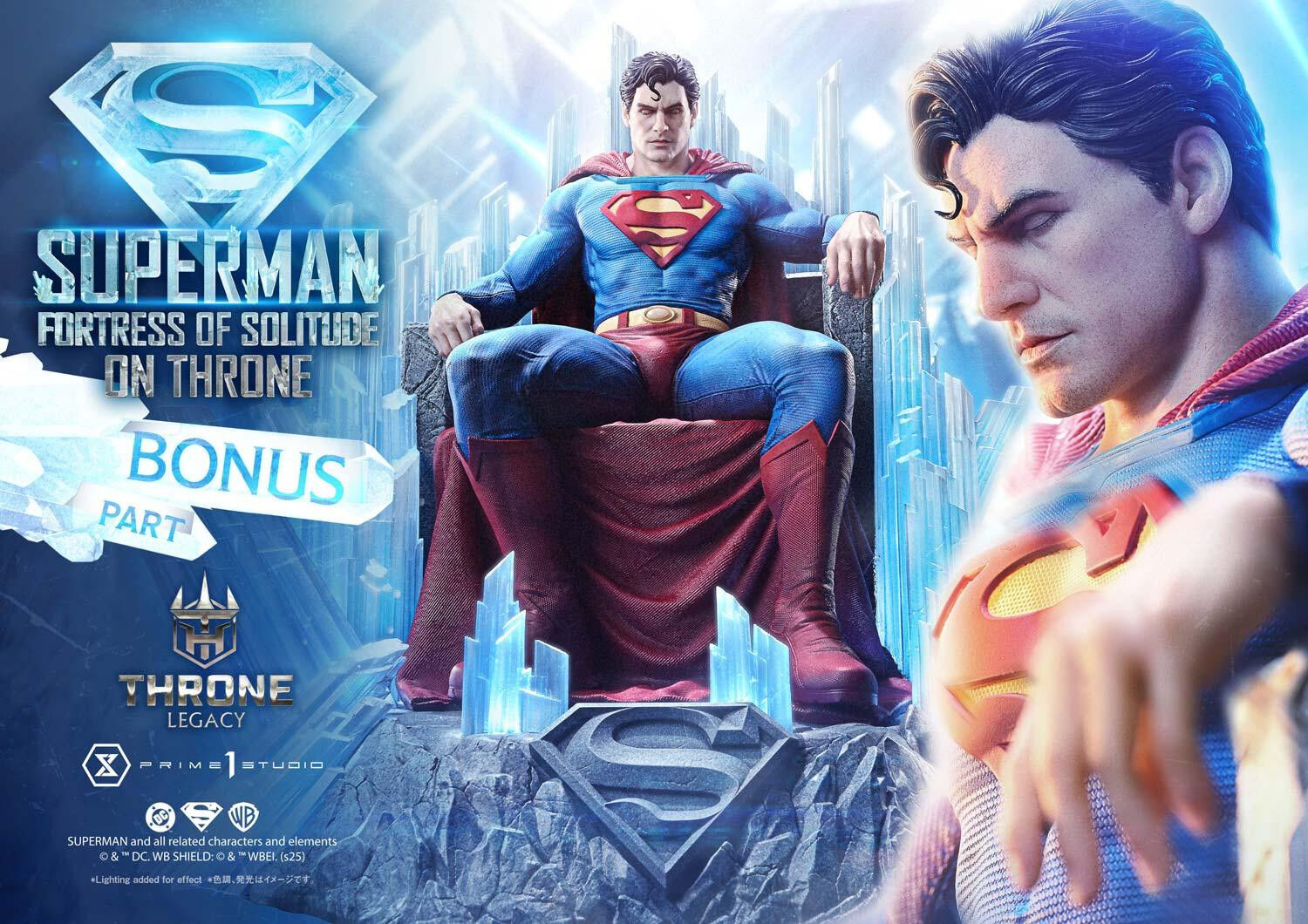 Superman - Throne Legacy (TLCDC-08UTS) - 1/4 - Fortress of Solitude on Throne, Ultimate Bonus Version (Prime 1 Studio) photo 68