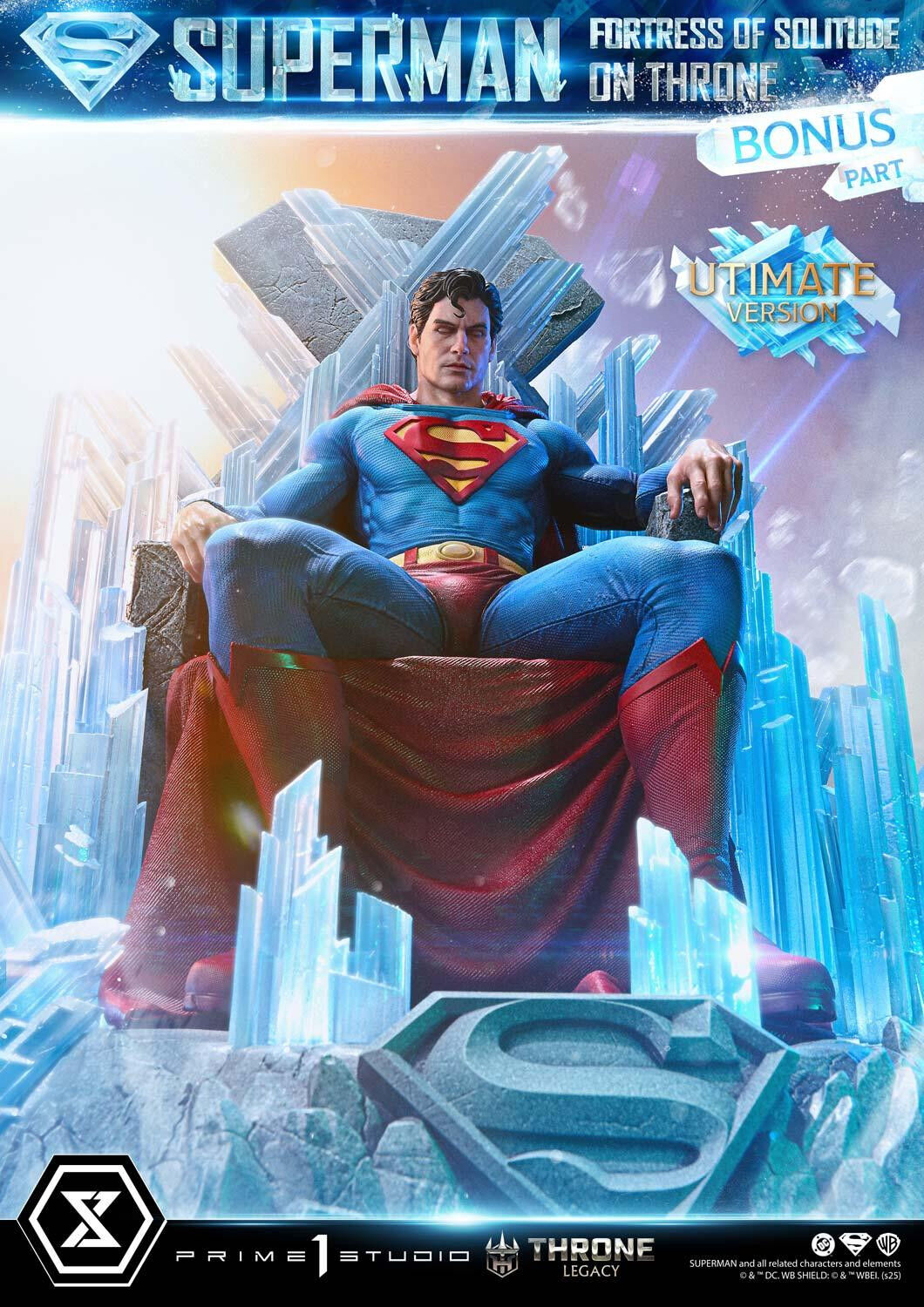 Superman - Throne Legacy (TLCDC-08UTS) - 1/4 - Fortress of Solitude on Throne, Ultimate Bonus Version (Prime 1 Studio) photo 73