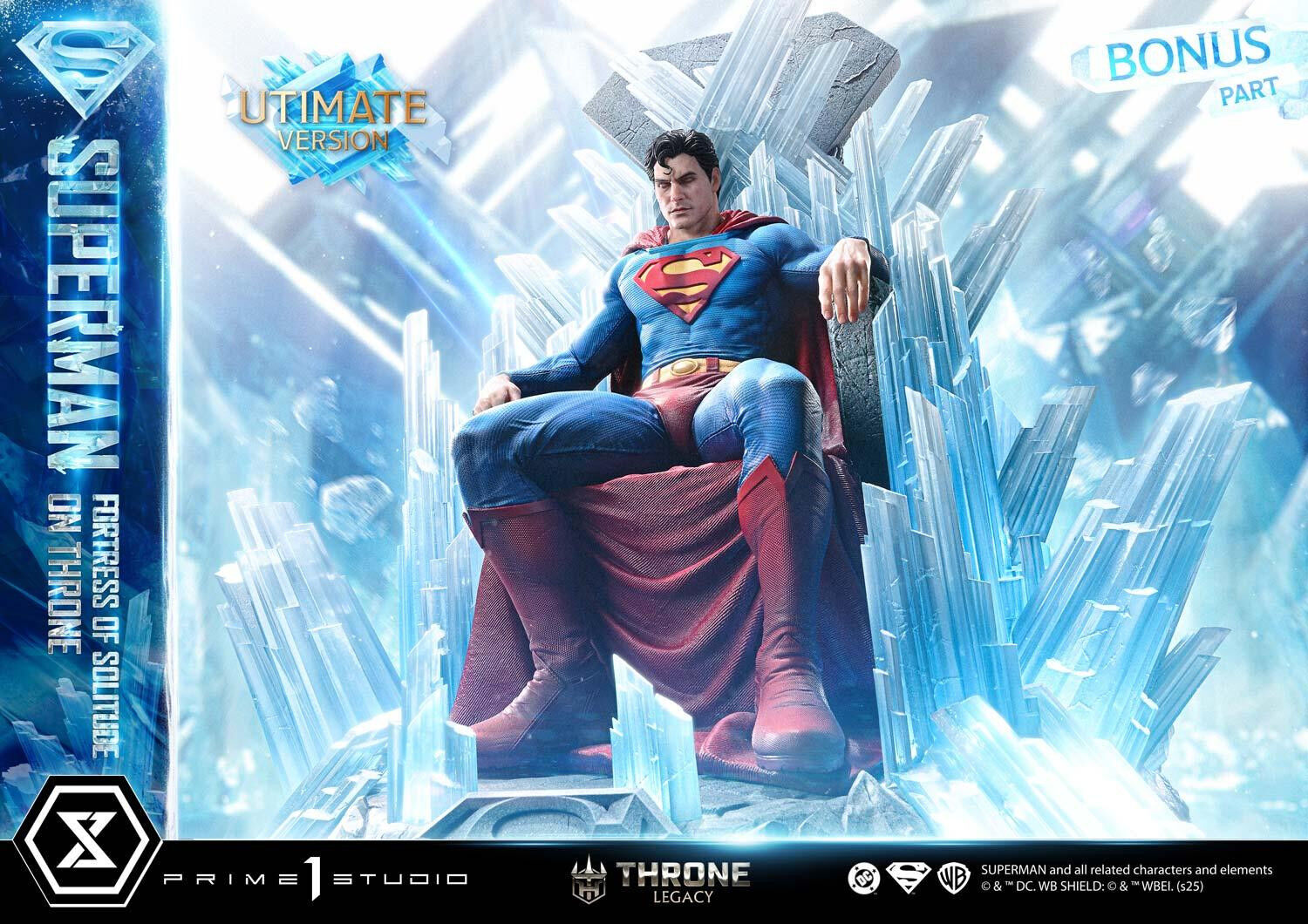 Superman - Throne Legacy (TLCDC-08UTS) - 1/4 - Fortress of Solitude on Throne, Ultimate Bonus Version (Prime 1 Studio) photo 75