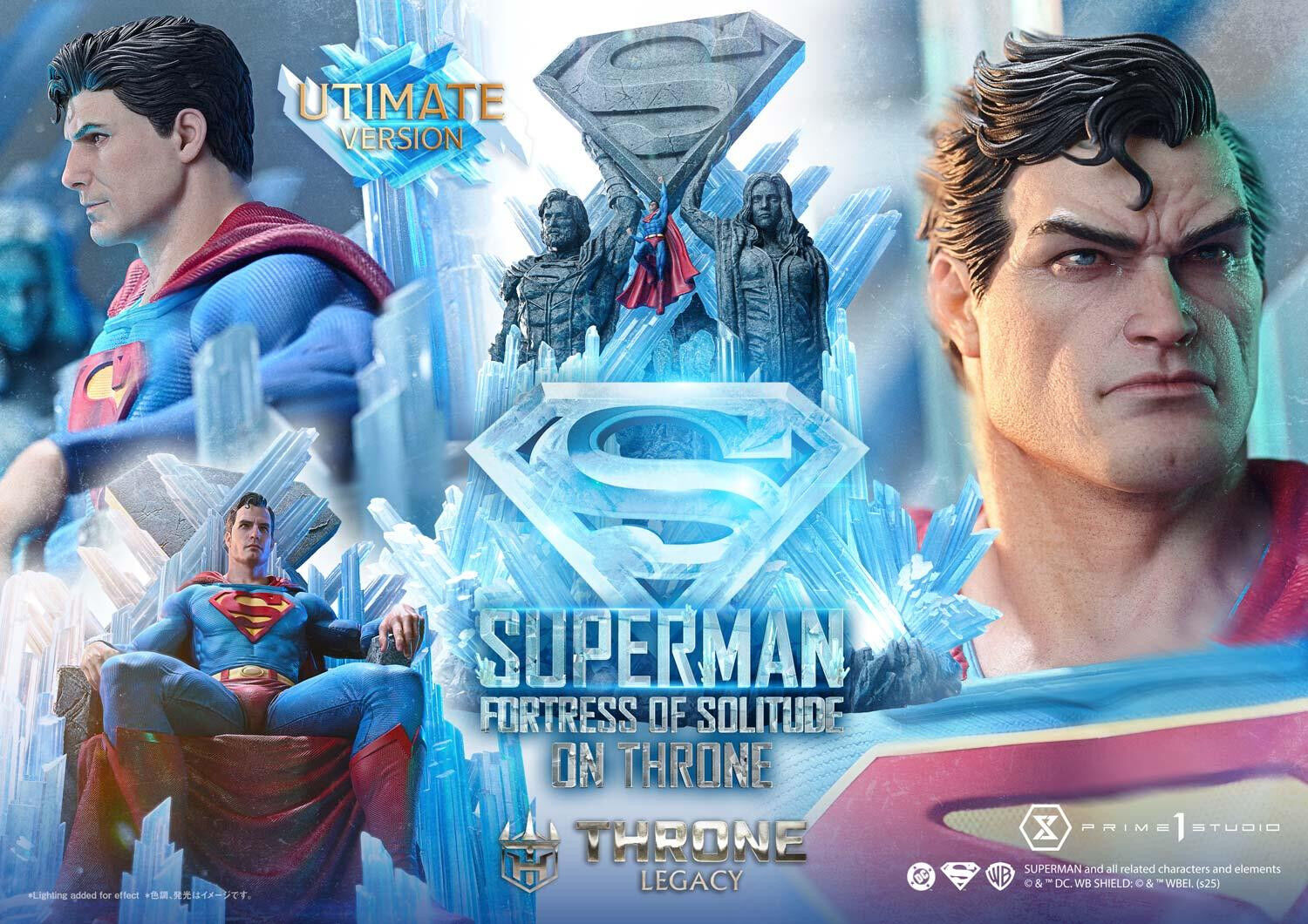 Superman - Throne Legacy (TLCDC-08UTS) - 1/4 - Fortress of Solitude on Throne, Ultimate Bonus Version (Prime 1 Studio) photo 76