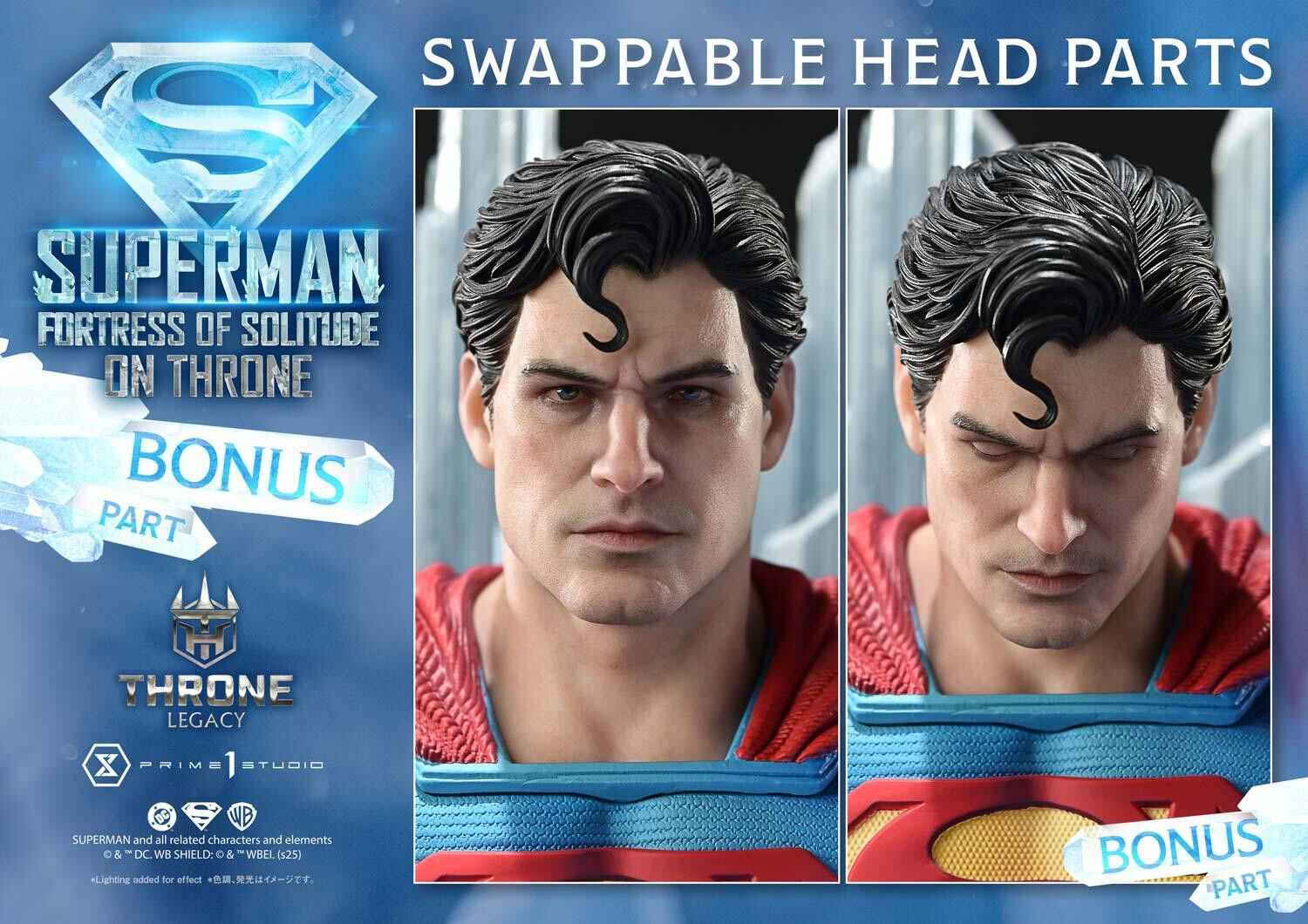 Superman - Throne Legacy (TLCDC-08UTS) - 1/4 - Fortress of Solitude on Throne, Ultimate Bonus Version (Prime 1 Studio) photo 78