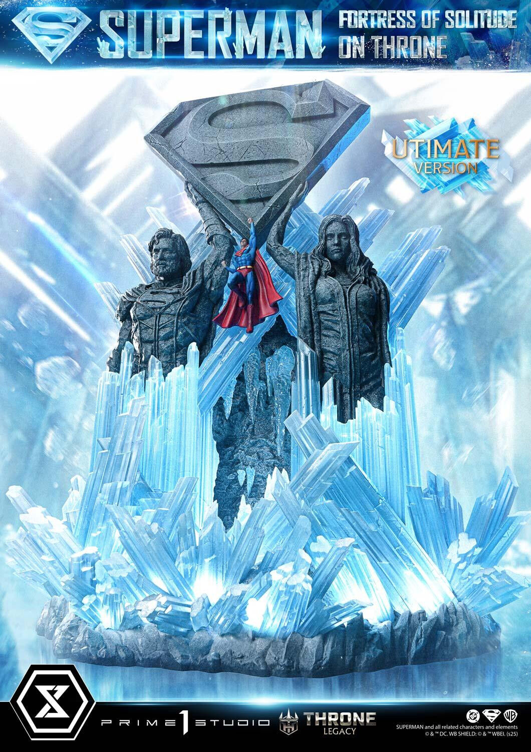 Superman - Throne Legacy (TLCDC-08UTS) - 1/4 - Fortress of Solitude on Throne, Ultimate Bonus Version (Prime 1 Studio) photo 81