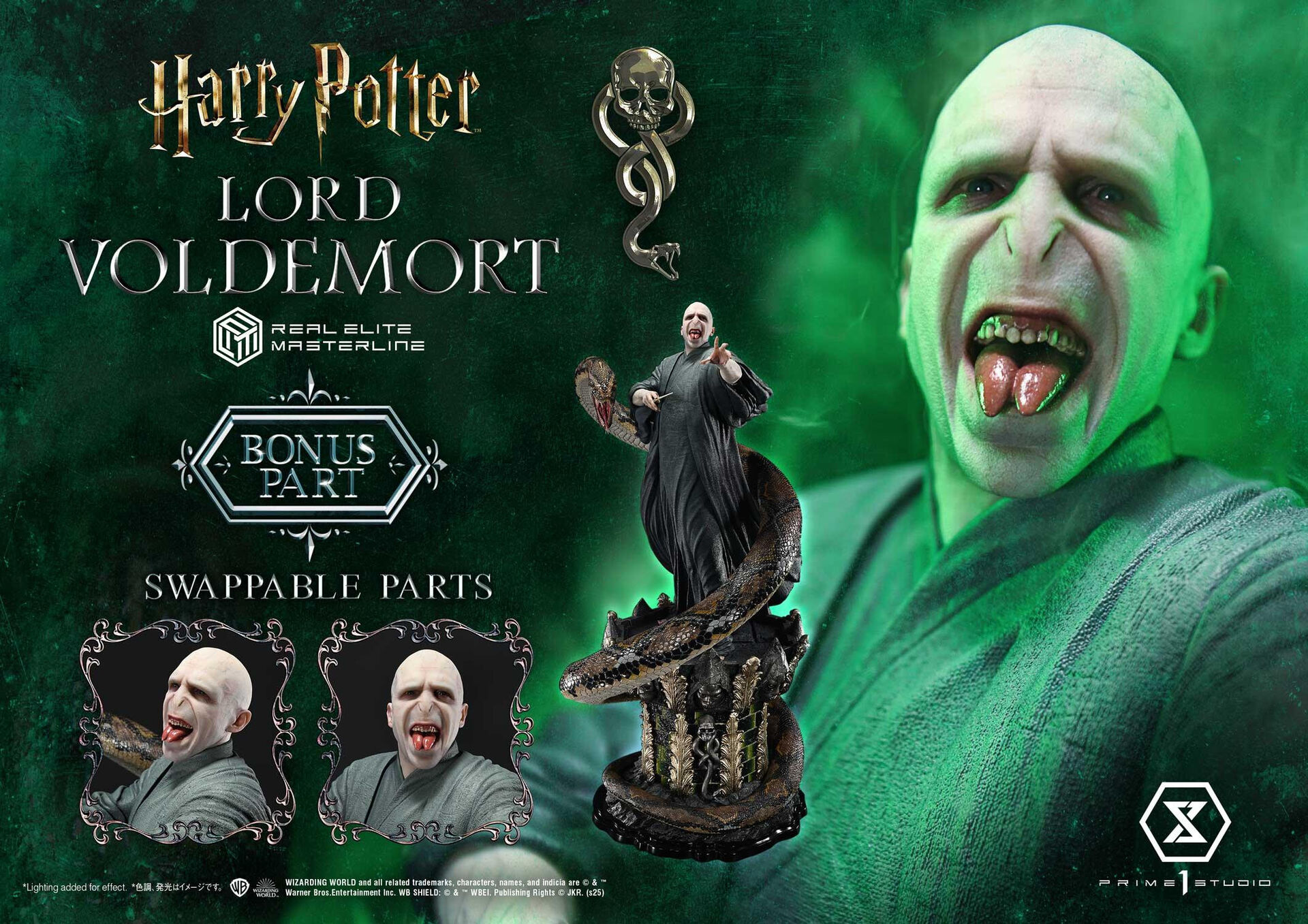 Harry Potter - Lord Voldemort - Nagini - Real Elite Masterline  (REMHP-01S) - 1/4 - Bonus Version (Prime 1 Studio) photo 10
