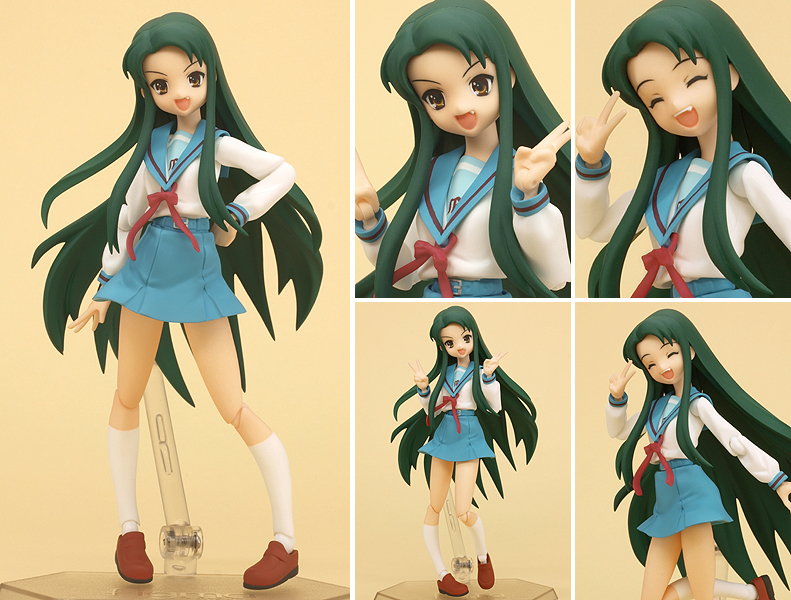 Suzumiya Haruhi no Yuuutsu - Kimidori Emiri - Tsuruya-san - Figma (#018) - School Uniform Ver. (Max Factory) photo 2