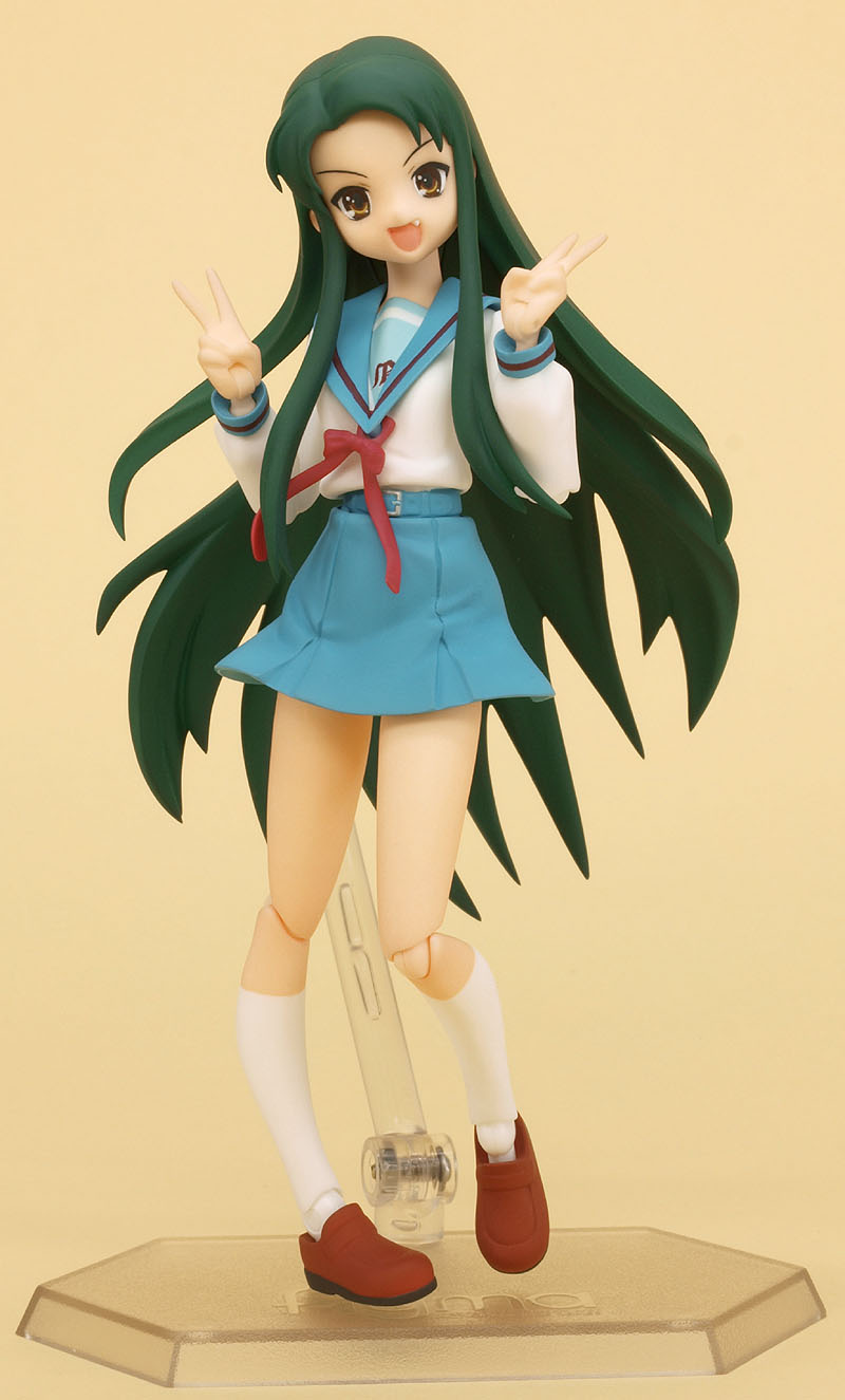 Suzumiya Haruhi no Yuuutsu - Kimidori Emiri - Tsuruya-san - Figma (#018) - School Uniform Ver. (Max Factory) photo 5