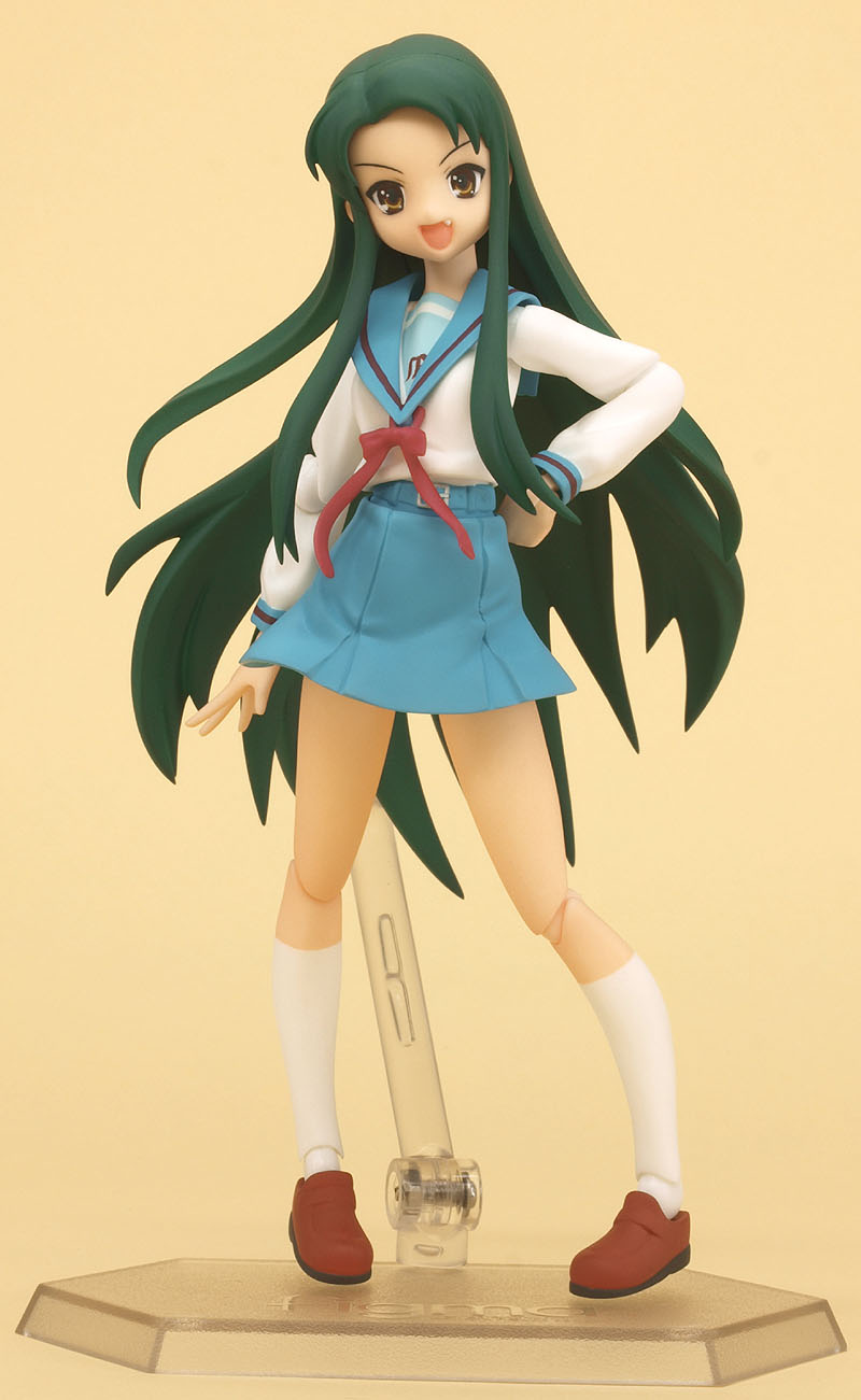 Suzumiya Haruhi no Yuuutsu - Kimidori Emiri - Tsuruya-san - Figma (#018) - School Uniform Ver. (Max Factory) photo 6