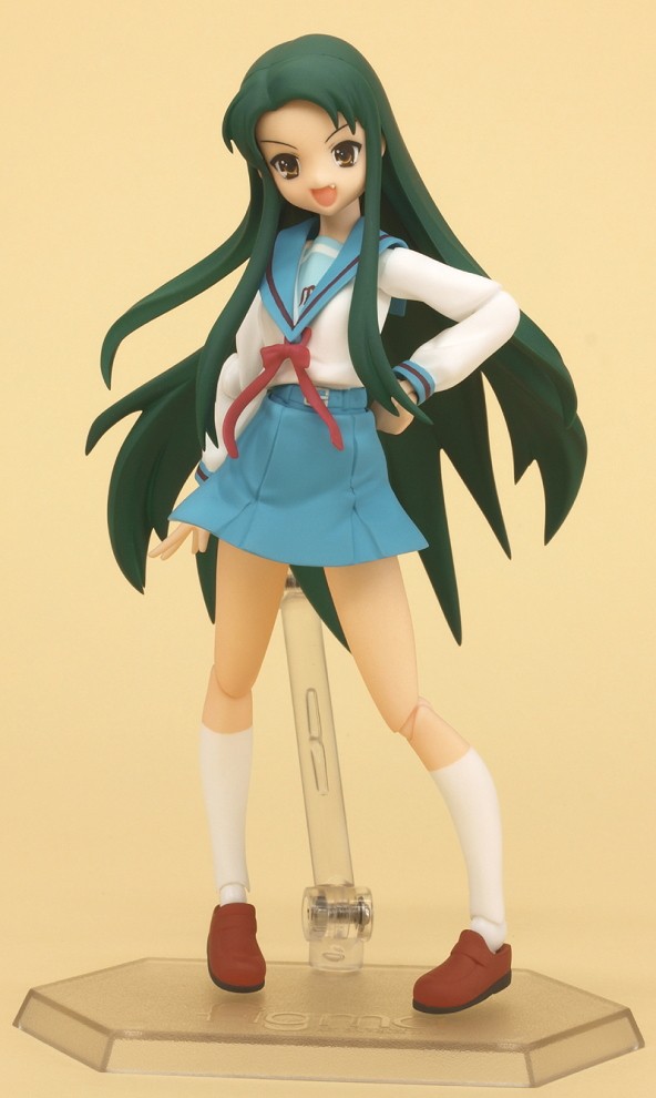 Suzumiya Haruhi no Yuuutsu - Kimidori Emiri - Tsuruya-san - Figma (#018) - School Uniform Ver. (Max Factory) photo 7