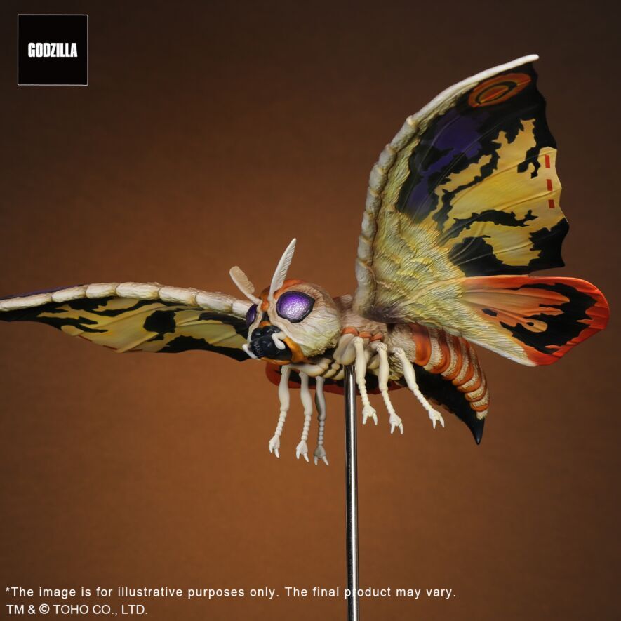 Gojira, Mothra, King Ghidorah Daikaijuu Soukougeki - Mothra - Favorite Sculptors Line - Toho Daikaiju Series - Mothra (2001) - Battle color Ver. (Plex, X-Plus)