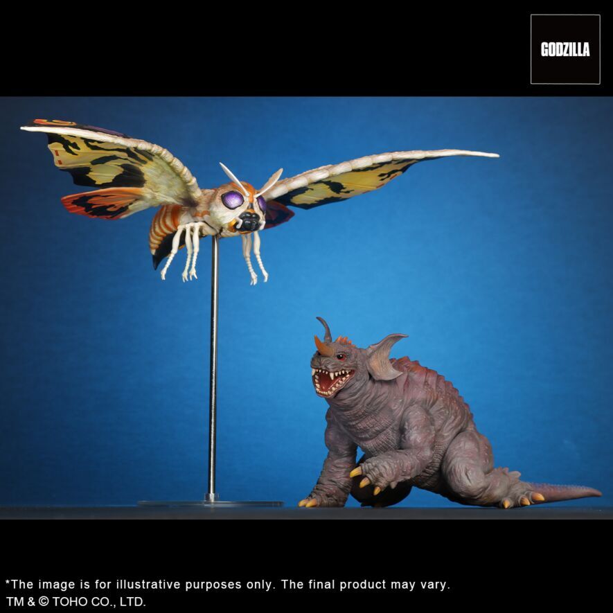 Gojira, Mothra, King Ghidorah Daikaijuu Soukougeki - Mothra - Favorite Sculptors Line - Toho Daikaiju Series - Mothra (2001) - Battle color Ver. (Plex, X-Plus) photo 4