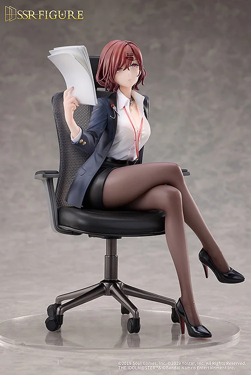 Mahjong Soul - The Idolm@ster: Shiny Colors - Higuchi Madoka - SSR Figure - 1/7 - Effortless Work Ver. (Infinity Studio)