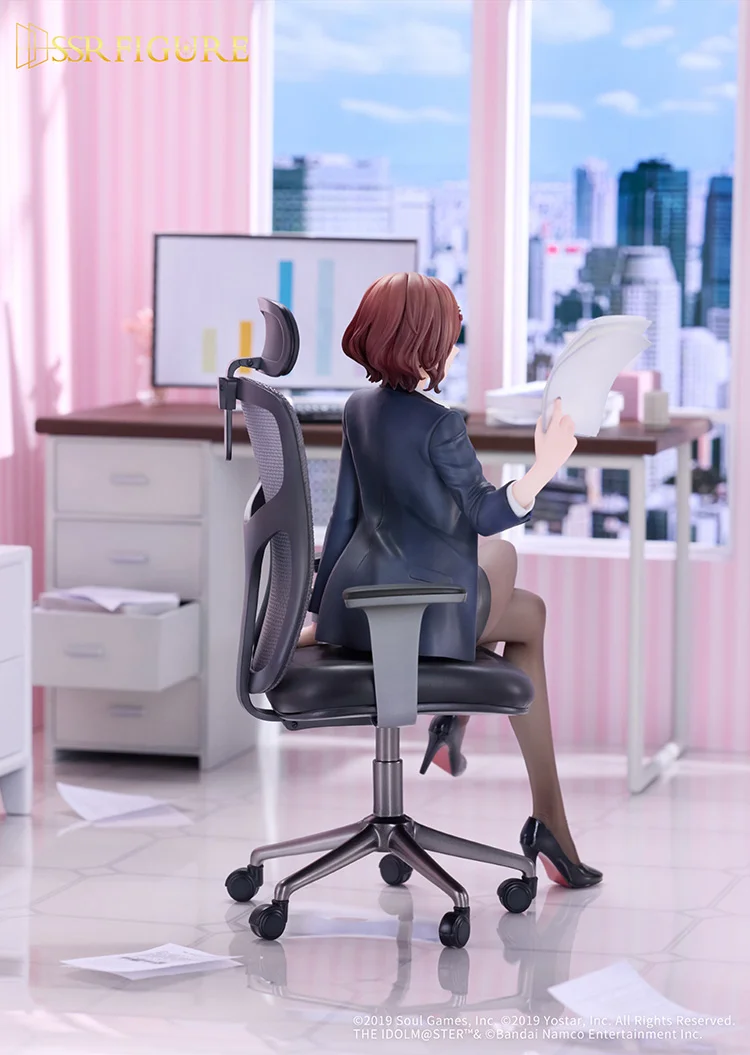 Mahjong Soul - The Idolm@ster: Shiny Colors - Higuchi Madoka - SSR Figure - 1/7 - Effortless Work Ver. (Infinity Studio)