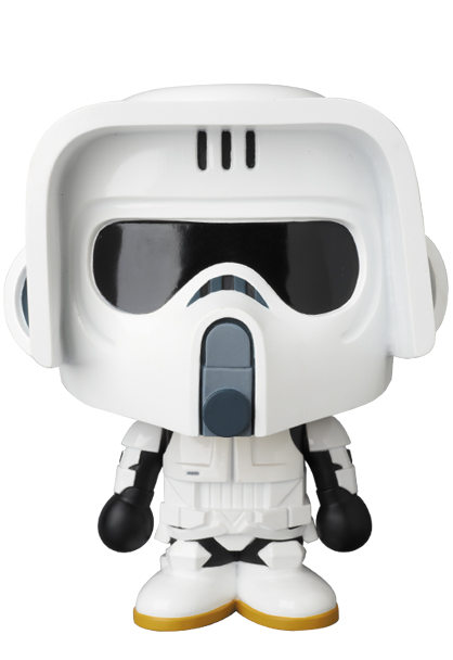 Mascot Character - Star Wars - Baby Milo - Scout Trooper - Star Wars x A Bathing Ape - Vinyl Collectible Dolls (229) (Medicom Toy, Nowhere Co. Ltd.) photo 2